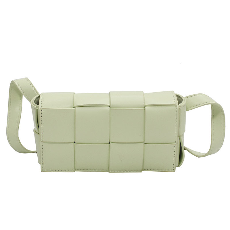 Women's bag new style tofu small square bag trendy mini woven bag shoulder bag messenger waist bag chest bag