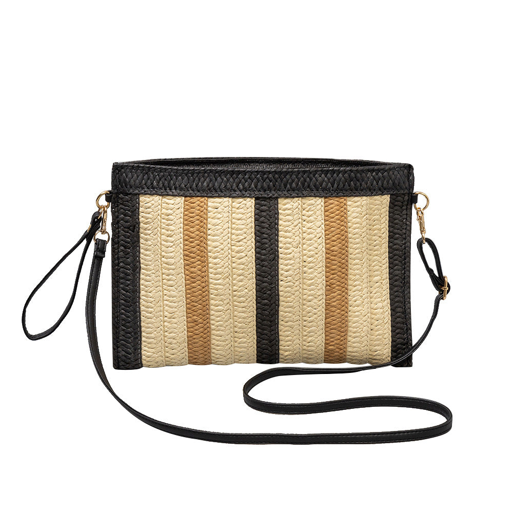 Crossbody bag for women, versatile, niche design, straw bag, forest style, retro hand-woven bag