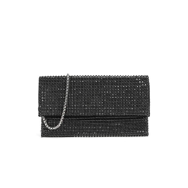 Rhinestone bag women's bag new summer fashion chain diamond shoulder crossbody mobile phone bag