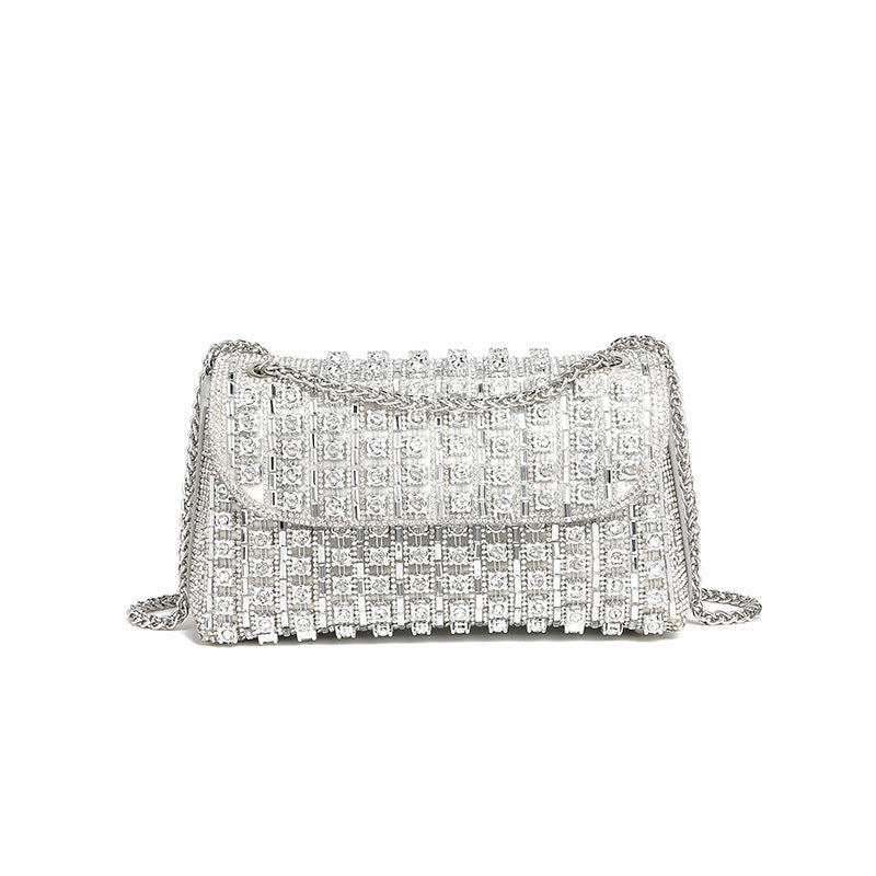 Super fire rhinestone bag full of diamonds new fashion Dionysus bag high-grade summer small shoulder bag with diamond women's bag